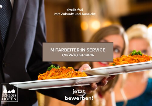 Stellenausschreibung "Mitarbeiter:in Service (m/w/d) 50 - 100 %